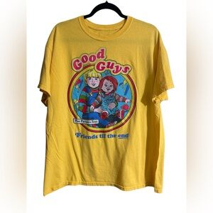 Chucky Good Guys Friends Til The End Graphic Tee